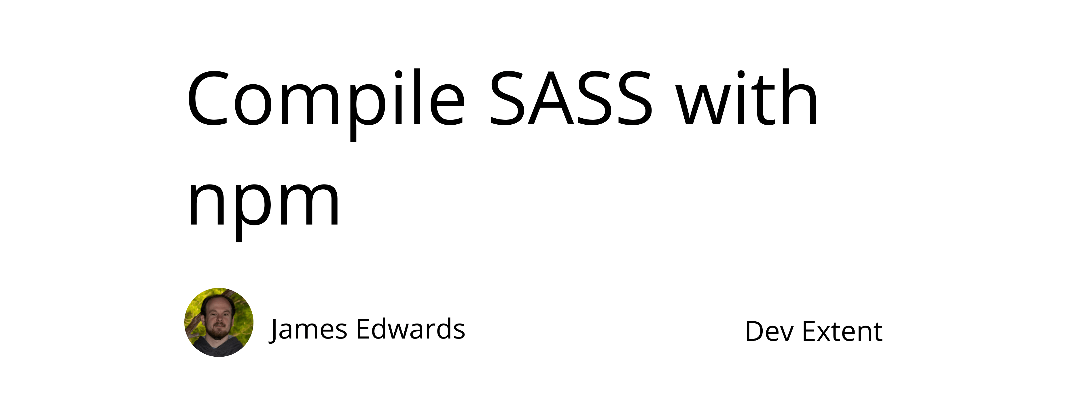 Compile SCSS into CSS