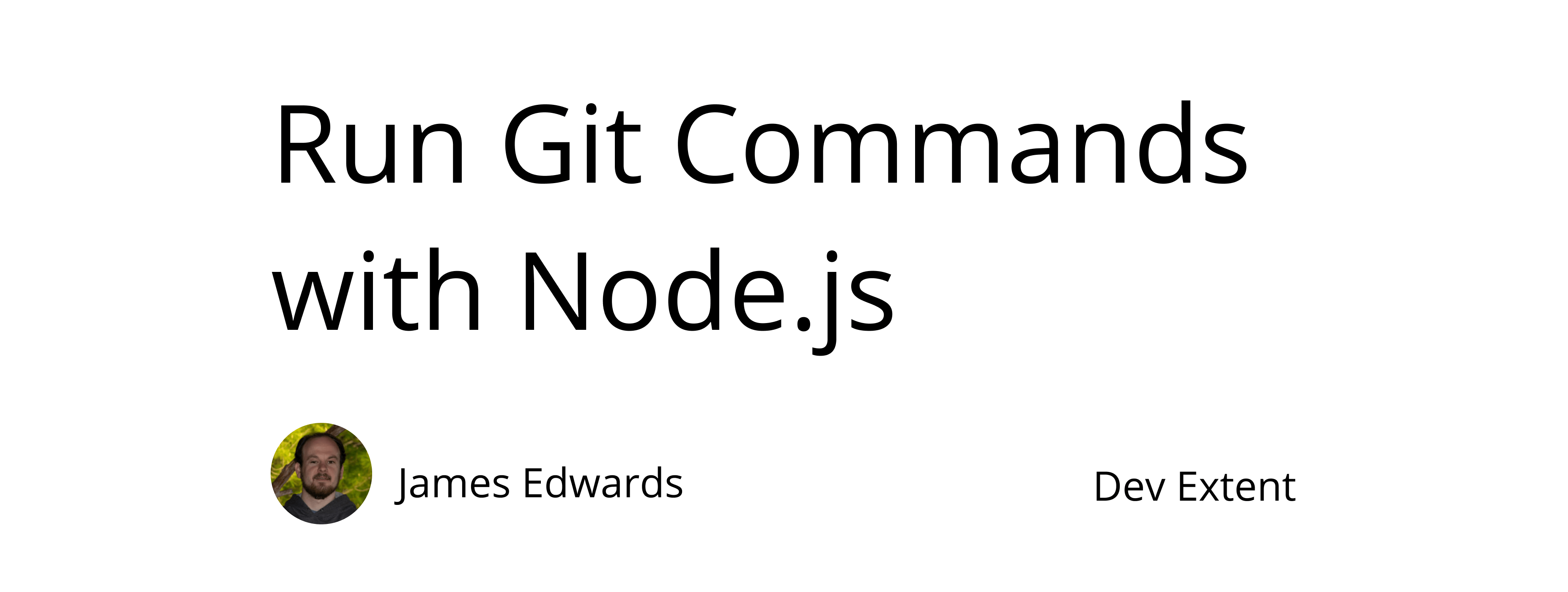 Run Git Commands with Node.js