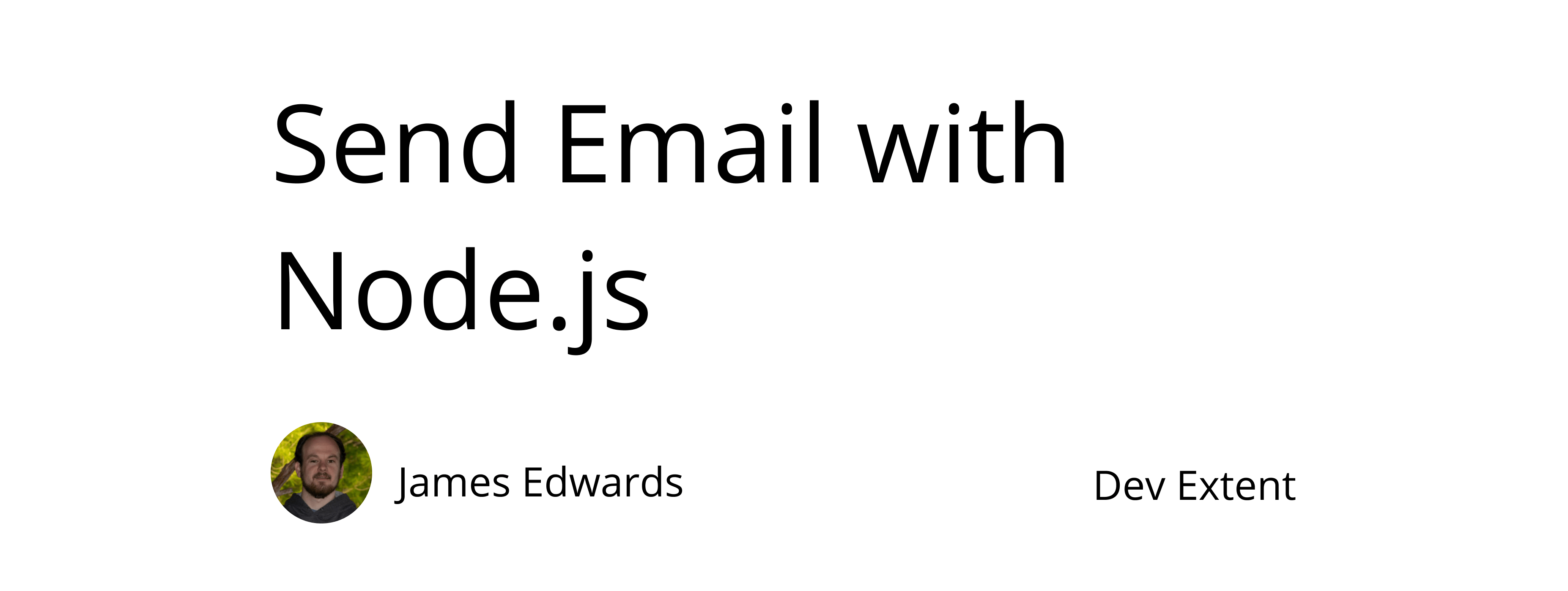 Send email with Node.js using the SendGrid npm package